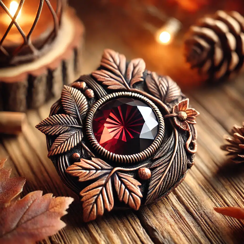 Podzimní minerály a kameny – granát jako ochranný kámen odvahy