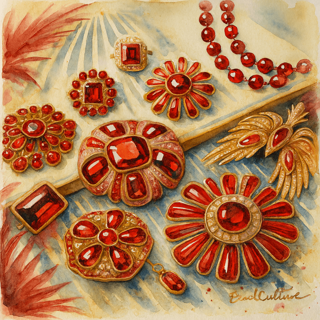 flapper šperky v art deco stylu