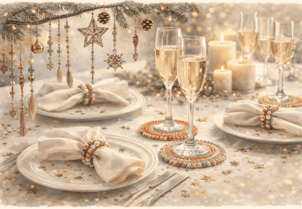 boho-silvestr-koralkovy-stul-podtacky-ozdoby-krouzky-akvarel