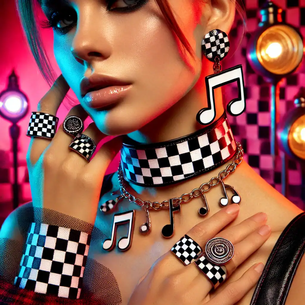 Barevné šperky s notami, dostupné v Bead Culture, originální náušnice, náhrdelníky a prsteny s hudebními motivy, módní doplňky pro milovníky hudby a stylové šperky, kreativní design pro mladé a trendy lidi.