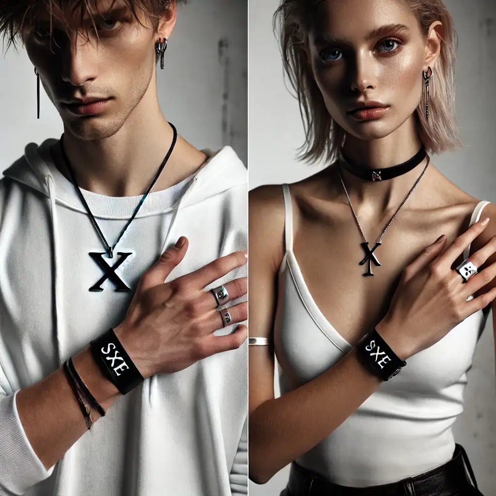 X písmeno náhrdelník a stylové doplňky pro módní výrazy, moderní šperky a streetwear styl, unisex shopping na Bead Culture.