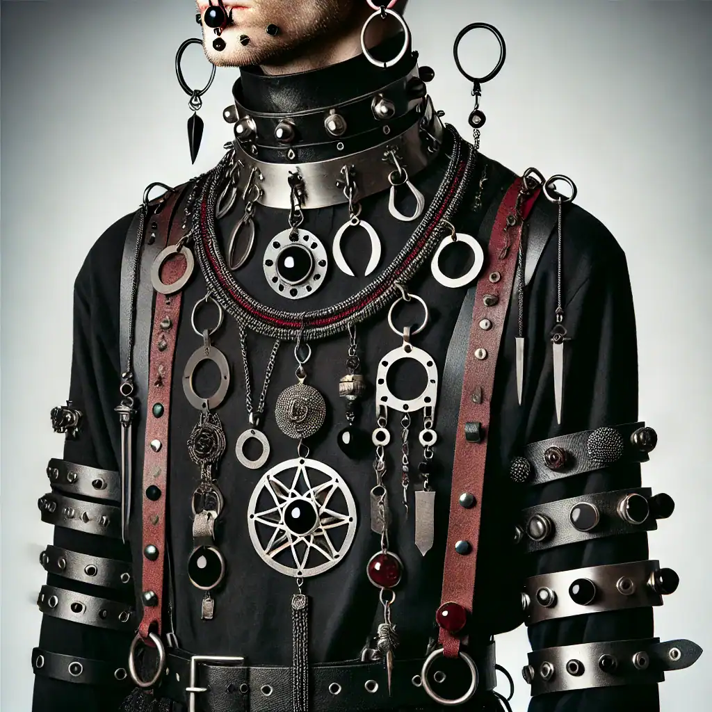 Keramické a kovové šperky gothic punkové náhrdelníky originální styl beaded cultura.