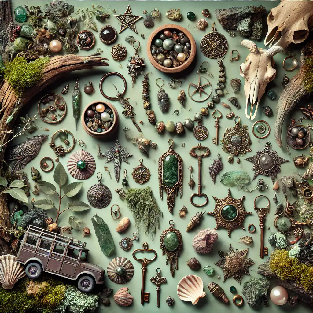 Starověké šperky, brože a klíče, přírodní kameny a mušle, designové artefakty a dekorace, boho style, ručně vyráběné doplňky, vintage a etnický šperk, bohatá kolekce na Bead Culture.