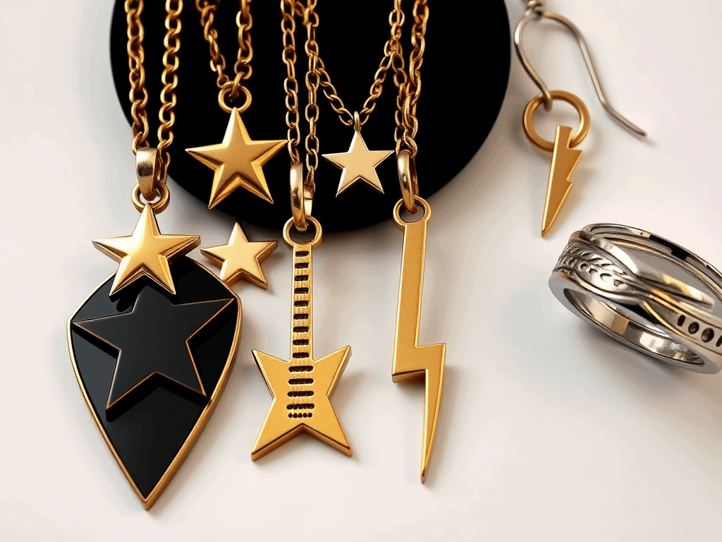 Luxusní zlaté a stříbrné šperky s hvězdami, bleskem a jinými motivy, ideální pro moderní módní doplňky a originální dárky, ručně vyráběné a kvalitní klenoty od Bead Culture.