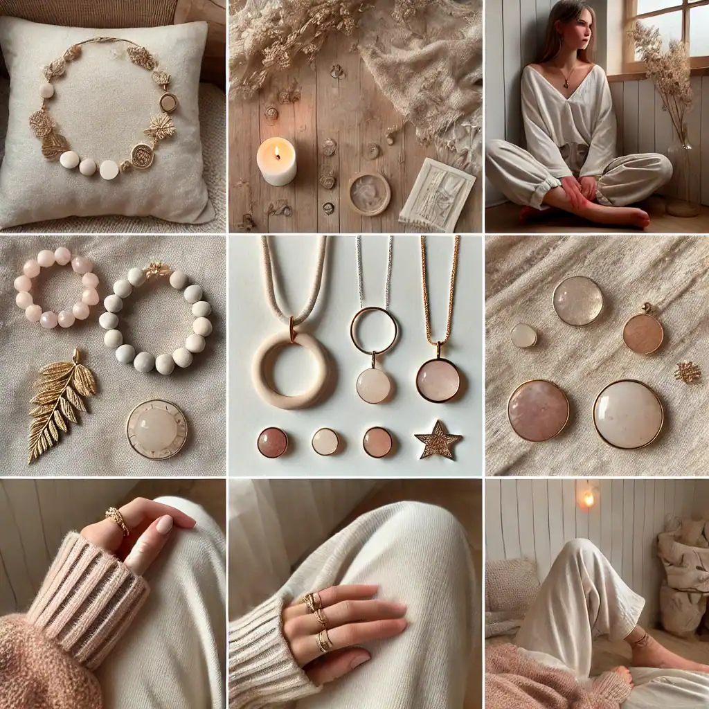 Elegantní šperky z korálků, perlí a přírodních materiálů pro šperkování a tvorbu, ideální pro milovníky ruční výroby a originálního módního doplňku.