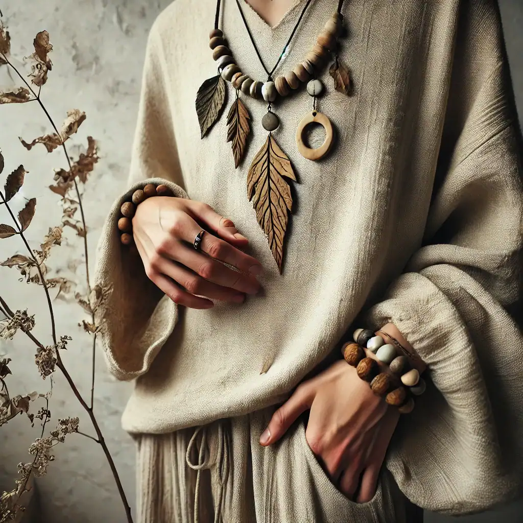 Rustikální dřevěné šperky a náramky s přírodními motivy, módní doplňky pro milovníky handmade šperků, Bead Culture kolekce.