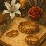 akvarel_stredoveke_sperky_lilie_a_ruze