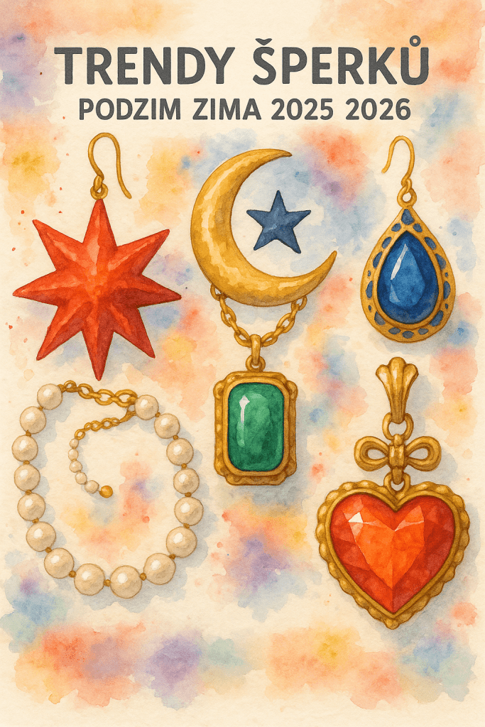 Perličky a náušnice, náramky a přívěsky s designem podle trendů podzimu a zimy 2025/2026, ručně vyrobené šperky z korálků, ideální pro moderní šperkové kolekce.