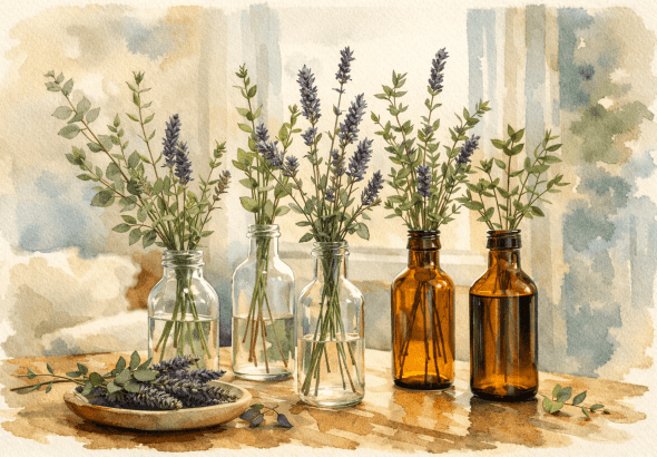 boho-silvestr-eukalyptus-levandule-akvarel